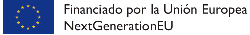 Logotipo Financiado por la Unión Europa - NextGenerationEU.