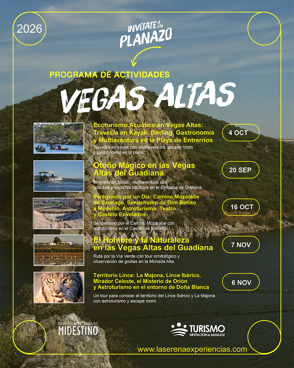Programa de Actividades Vegas Altas 2026