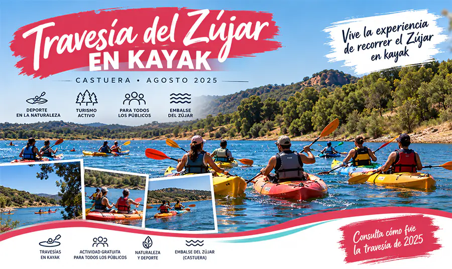 La Serena Experiencias participa en la Travesía del Zújar en Kayak en Castuera