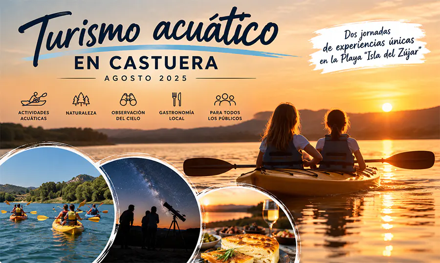 La Serena Experiencias llevó el turismo acuático a Castuera con dos jornadas de actividades en agosto de 2025